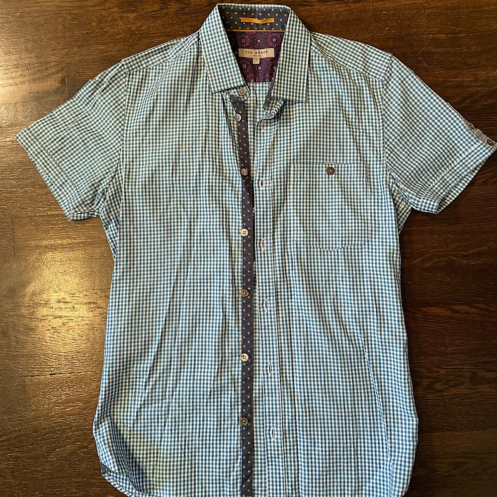 Ted Baker short sleeved button up.